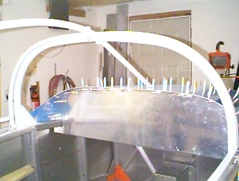 Rollbar and canopy frame.