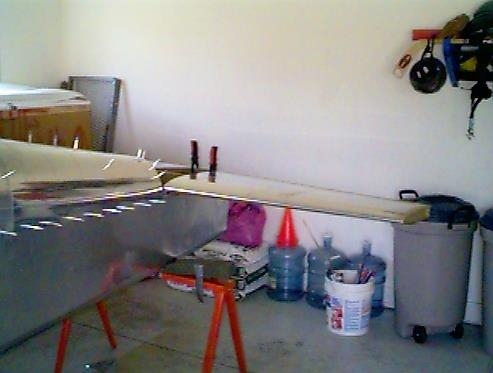 Horiz. stab clamped to the fuselage.