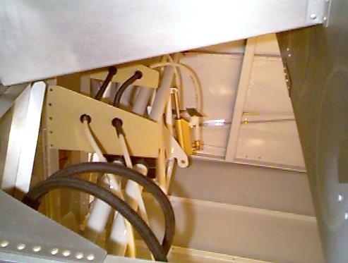 Routing of the brake lines.