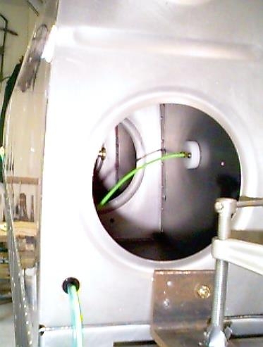 AOA bottom port with tube connected.