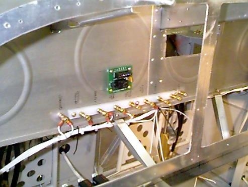 Main wire harness, terminal block, and flap control.