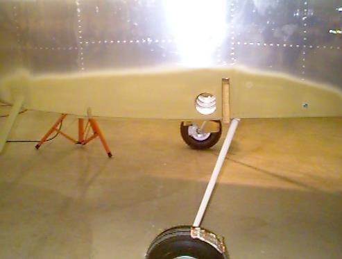 Fuselage primed left side.