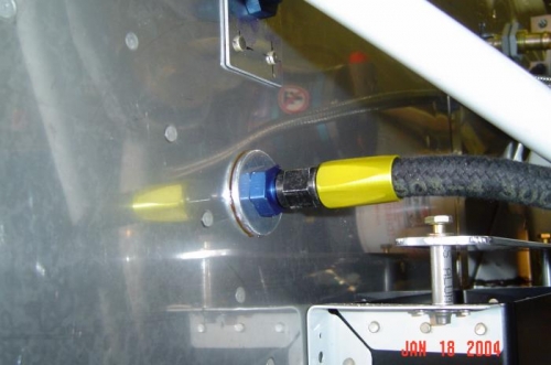 Fitting through firewall.