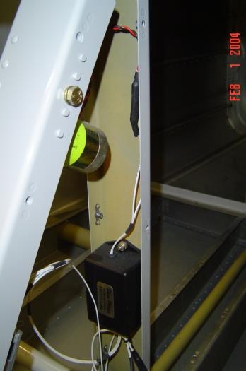 Flap position sensor switch