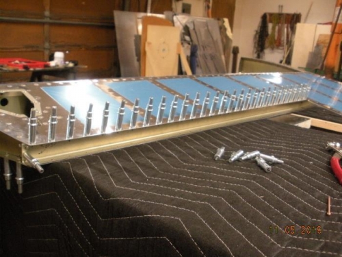 elevator spar installed.