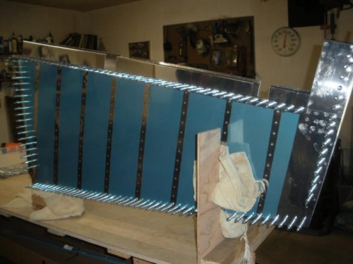 set up to start riveting