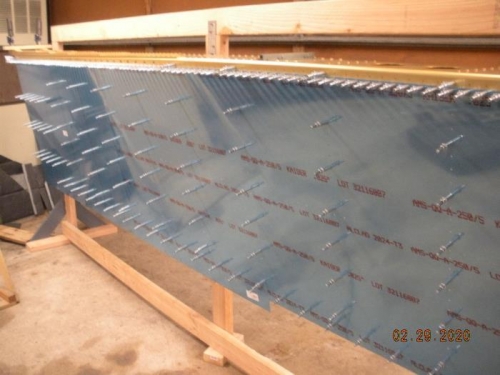 Aline and Cleco ribs and rear spar.