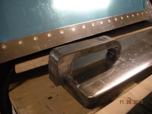 Rivet line in back ground.