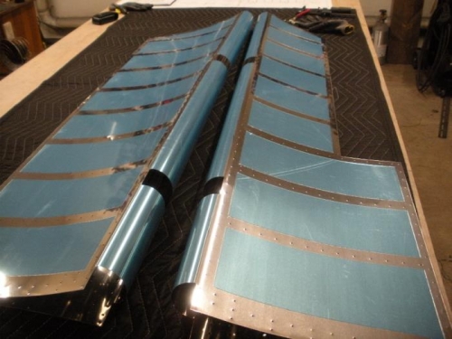 skins prepped to start construction