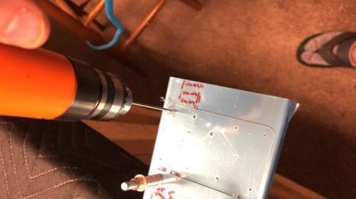 First holes of the project drilled!