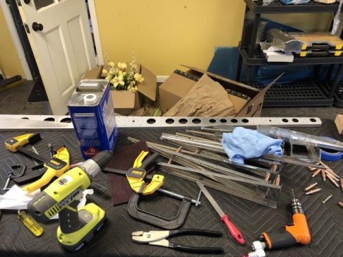 Lots of little parts to be prepped and primed