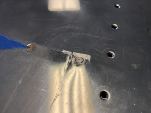 The ugly repair of an ugly accident.