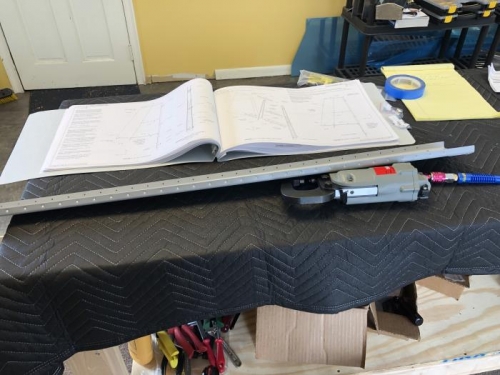 Dimpled primed FWD VS spar