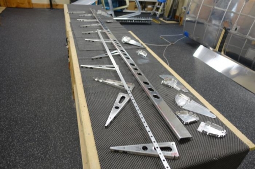 Disassembled flap pieces