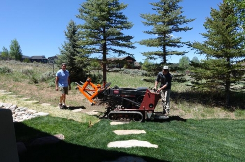 Moving the engine hoist.  I wasn't quick enough to get a picture moving the enigne.