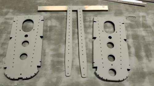 Primed tailcone parts