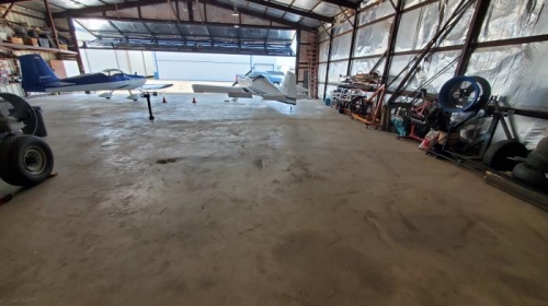 Hangar view from rear