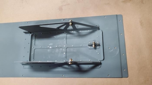 Assembled cooling flap and tunnel cover