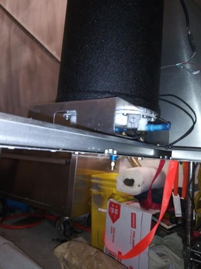 Fitted tubing to fuel drain