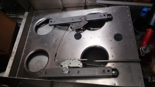 sliding seat rails attached