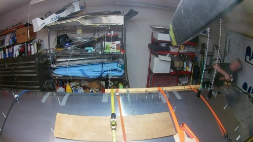 rapping nose skin around