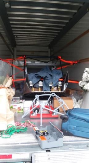 All parts Loaded in 26ft long Uhaul