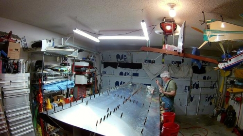 match drilling Top skin L doubler