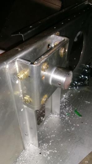 Torque tube bearing mount