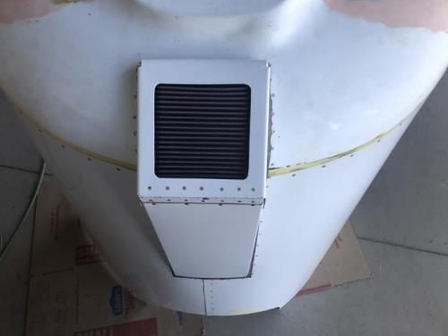 Air filter installed
