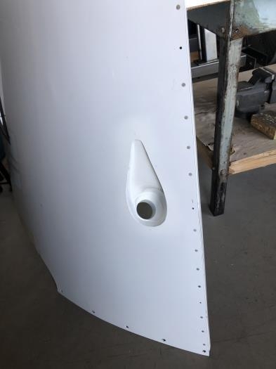 NACA duct installed in cowling