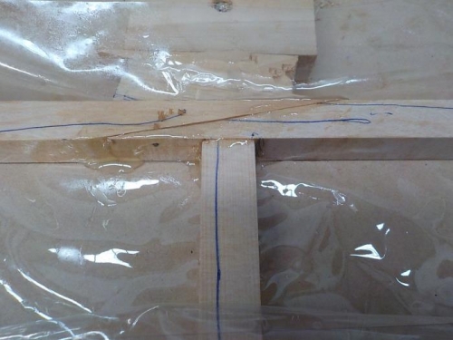 Epoxied, nailed, clamped
