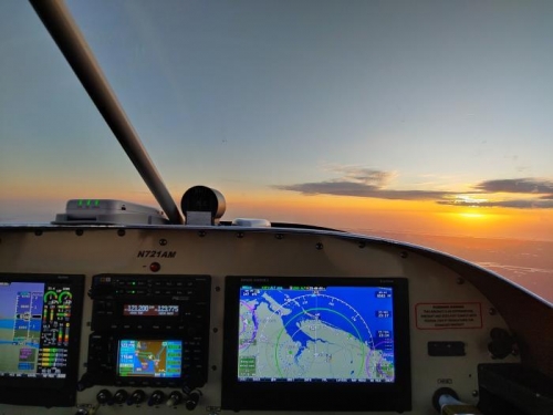 RV-7A Sunset Flight