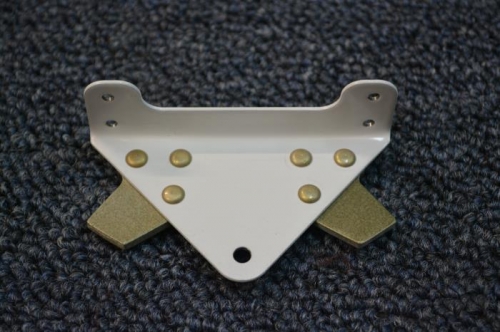 first rivets on the RV-10, hinge bracket