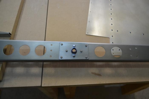 Attaching backing plate and plate nuts to rudder spar (21-013)