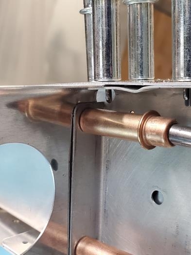 Close up of how tip rib assy fits on spar