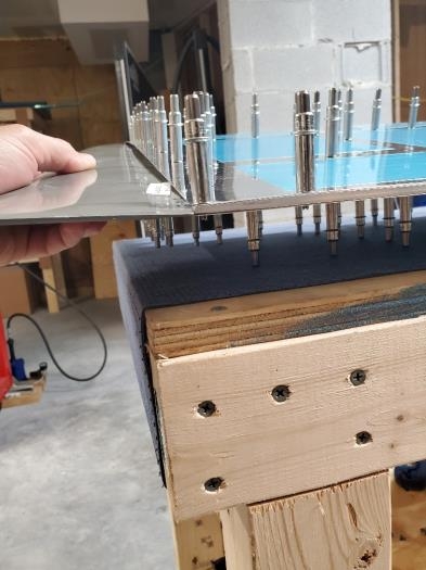 Side view of trailing edge tapered to match Elevator Tip Fairing