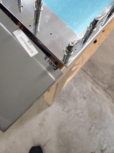 Top view of how tip fairing will fit