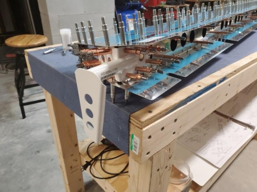 Elevator horns match drilled