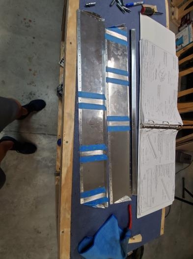 Trim tab scuffed for foam ribs