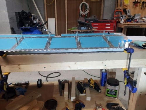 Left elevator rear spar