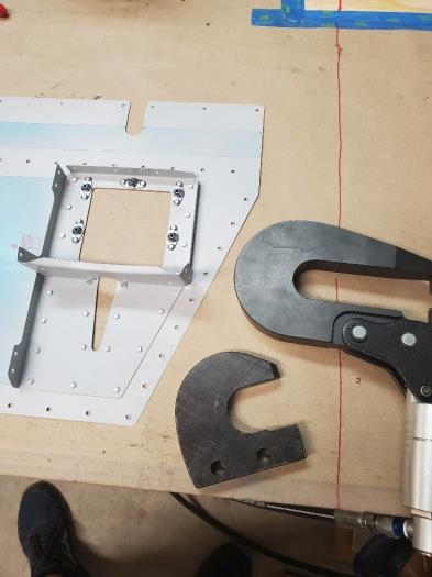 Trim access panel with Yokes used