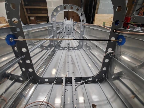 Permatex RTV used to install with dow rod to hold in place