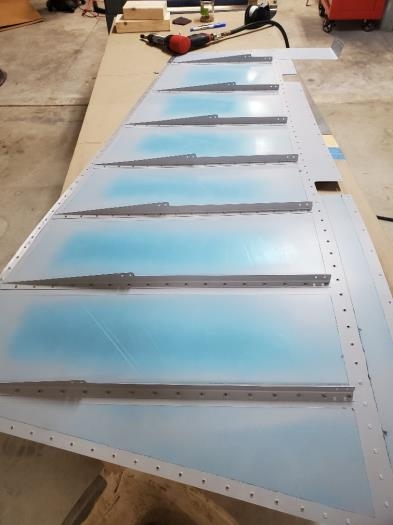 All stiffners back riveted