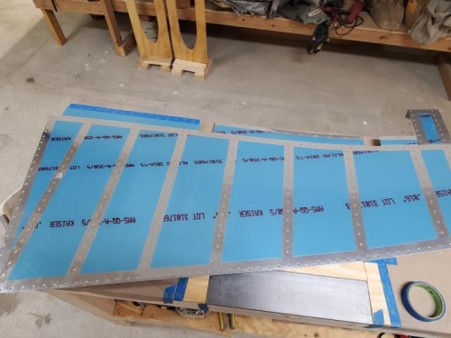 Flush side of back rivets