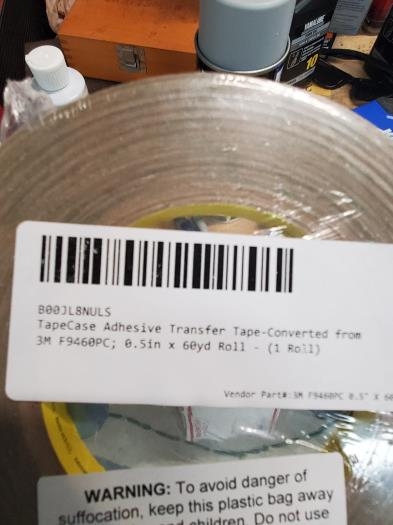3M VHB tape for trailing edge