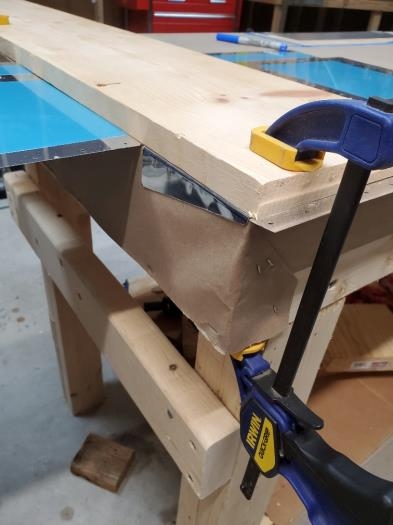 Bending closeout tab