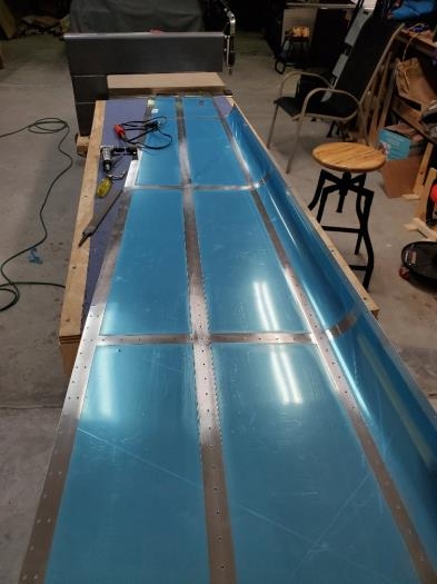 Prep of side skins and top side skins