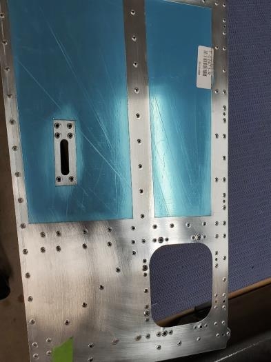 Smoothed with scotchbrite pad and dimpled