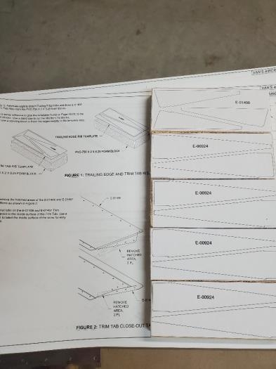Glued to foam blocks