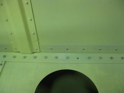 Holes for tank straps